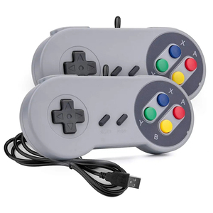 Para Nintendo SNES Gamepad USB Controller Gaming Joystick para Nintendo SNES Game Pad para Windows PC MAC Computer - Product Image 1