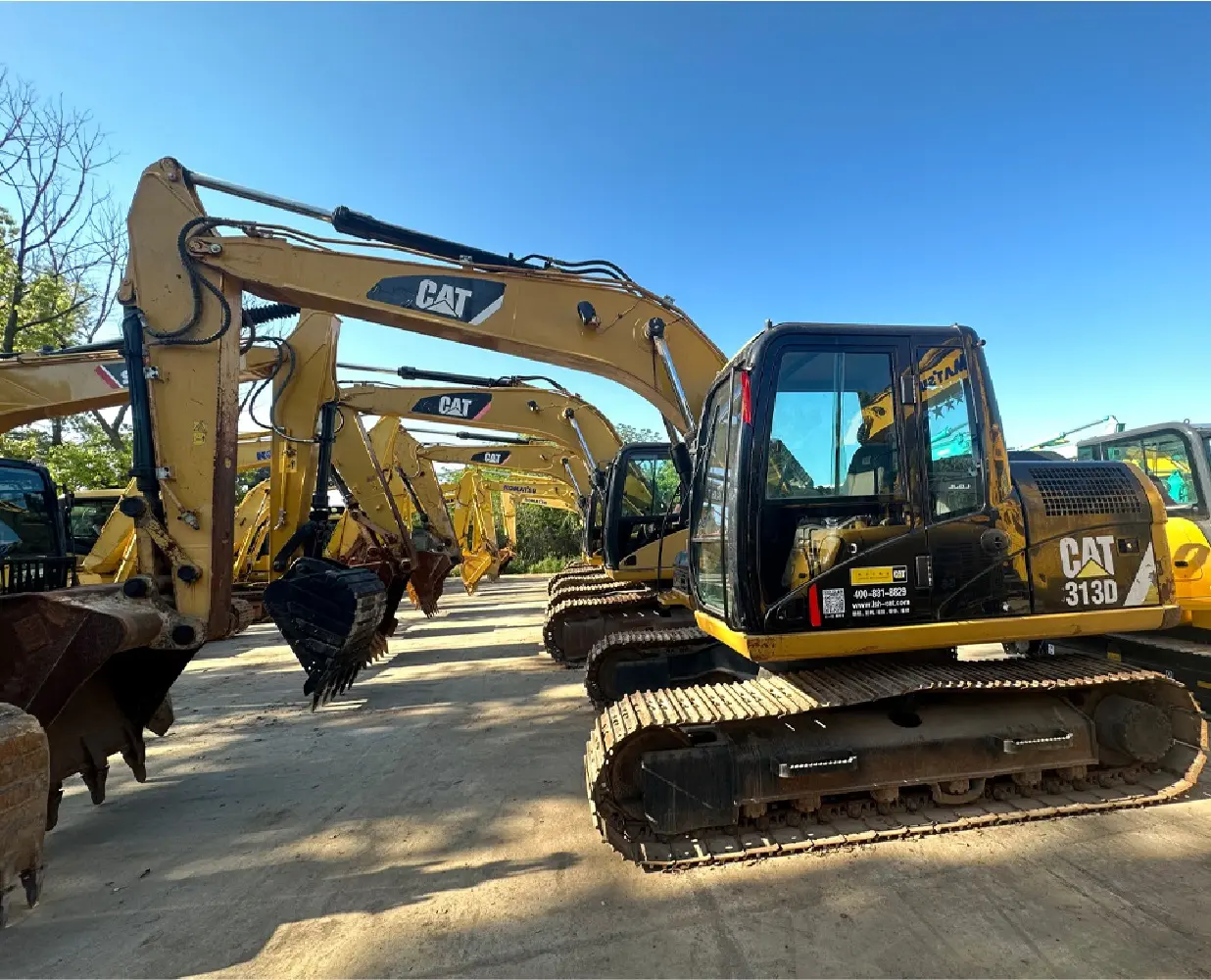 Máquina de inventario de repuestos gratis Venta barata 313 315 330 Excavadora Caterpillar