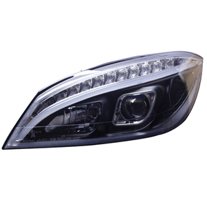 Adatto per 07-11 Mercedes-Benz classe C W204 gruppo faro faro da viaggio modificato luce di marcia diurna lampada Xenon - Product Image 1