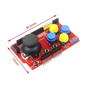Joystick Shield-Erweiterungs karte mit analoger Steuerung und Tastatur-/Maus-Emulation für Arduino