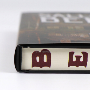 Livre auto-édition personnalisé impression couleur exclusive édition spéciale couverture rigide bords pulvérisés impression de livre roman - Product Image 3