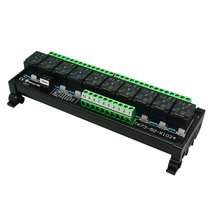 10チャンネルリレーメーカーモジュールjs1-() VDC DC出力制御増幅ボードLEDランプ付きカスタマイズ可能 - Product Image 1