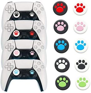 Başparmak sapları yedek kedi pençe Joystick silikon kedi Analog sopa kapak PS X kutusu ile uyumlu 360/bir - Product Image 6