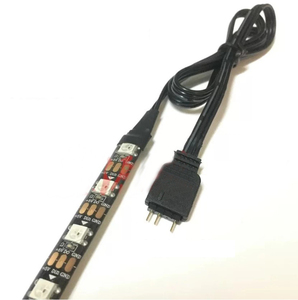 DC5V LED Strip ARGB illuminazione telecomando connettore SATA connettore a 3 Pin connettore scheda madre Kit striscia Computer - Product Image 2