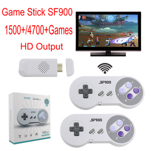SF900 HD 16บิตในตัว4700 + เครื่องเล่นเกมมือถือพร้อม2 Gamepad 2.4G สำหรับ SNES คอนโทรลเลอร์ไร้สายคอนโซลวิดีโอเกม - Product Image 2