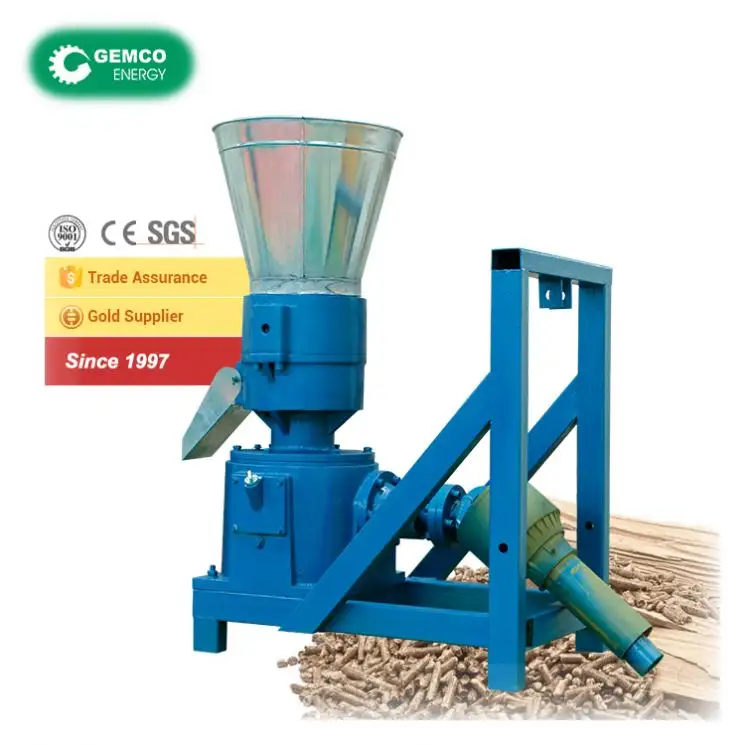 Biomassa paglia fieno granulazione granulazione a pellet produzione di attrezzature macchine per la vendita