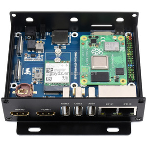 Ahududu Pi CM4 WIFI6 çift Ethernet genişletme kartı HDMI çift MIPI CSI arayüzü makine modülü