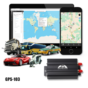 Rastreador GPS para automóvil Posicionamiento preciso TK103 Software espía Soporte APP Software + Servidor web + Sistema de seguimiento de teléfonos móviles
