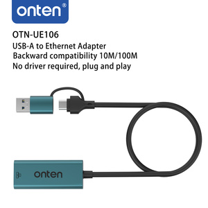 2-<strong>in</strong>-1 High-Speed USB 2.0 &amp; <strong>Type</strong>-C to Ethernet Adapter <strong>Network</strong> <strong>Connection</strong> Converter with Stock Status - Product Image 5
