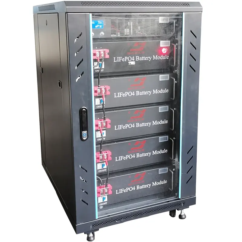 Bateria de alta tensão recarregável 192V 50ah LiFePO4Lithium UPS sistema de armazenamento de energia de bateria montada em rack para armazenamento de energia