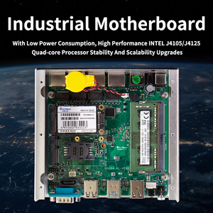 Công nghiệp Mini PC Intel J1900/j4125/j6412/N2840 không quạt máy vi tính mạng kép DDR3 RAM SSD Ổ cứng khác nhau cắm các loại - Product Image 4