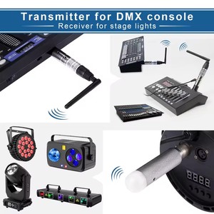 Wi-Fi приемник передатчик 2,4G DMX512 Контроллер перезаряжаемый беспроводной приемник - Product Image 5