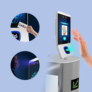 Escáner biométrico de venas de Palma sin contacto de 8 pulgadas Asistencia de empleados con lector de tarjetas Rfid Reconocimiento de venas de Palma