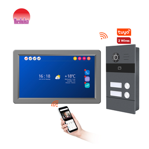 Tuya 1080P Smart Video Türklingel Telefon 2-Draht-Gegensprechanlage mit WiFi Smart Home-Sicherheits system für Karten-und Code zugriff - Product Image 1