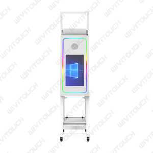 Taşınabilir Vogue artırılmış gerçeklik Selfie sihirli ayna fotoğraf kabini Kiosk makinesi LED çerçeve muhafaza kameralar SLR düğünler için - Product Image 3