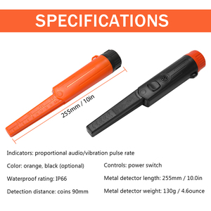 Di alta precisione tutti i terreni uso impermeabile Pointer metal detector, nuova versione del metal detector oro pinpointer - Product Image 6