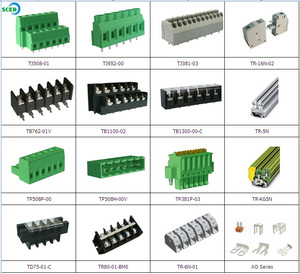 Sced chuyên nghiệp tùy chỉnh đường sắt khối thiết bị đầu cuối với bìa 8 cực PC 19.00 mét 4-20 AWG khối thiết bị đầu cuối kết nối - Product Image 6