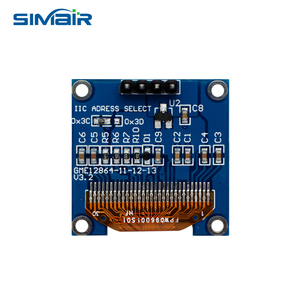 0,96-Zoll-OLED-LCD-Anzeigemodul, 128*64 SPI-Schnitts telle, blau/gelber serieller I2C-Anschluss, monochromes SSD1306 - Product Image 6