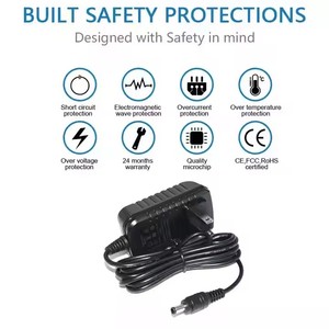 <strong>6V</strong> 1A 12V 2A AC DC Connector <strong>Adapter</strong> US Plug to Dc 5.5*2.1Mm <strong>Power</strong> <strong>Adapter</strong> - Product Image 5