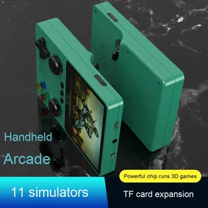 X6จอยสติ๊ก3.5นิ้วแบบพกพา PSP สำหรับ GBA Arcade Simulator 64GB