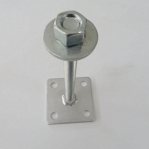 Encofrado de construcción de fabricación de Metal personalizado de fábrica Tipo U Cabeza de horquilla ajustable Base de gato de andamio de acero galvanizado - Product Image 2