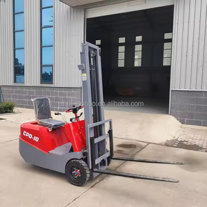Carrello elevatore elettrico compatto a tre ruote,