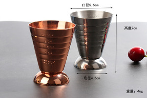 Factory Direct Sale Indian Style <strong>Jigger</strong> with Detailed Scale, Ounce Cup, 30/60ml, Customizable logo - Product Image 4