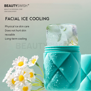 Mùa hè khuôn mặt cốc làm mát khay trị liệu da massage công cụ <span class=keywords><strong>Ice</strong></span> Pop toàn cầu con lăn tái sử dụng Silicone <span class=keywords><strong>Cube</strong></span> khuôn mắt mặt <span class=keywords><strong>Ice</strong></span> đường viền - Product Image 3