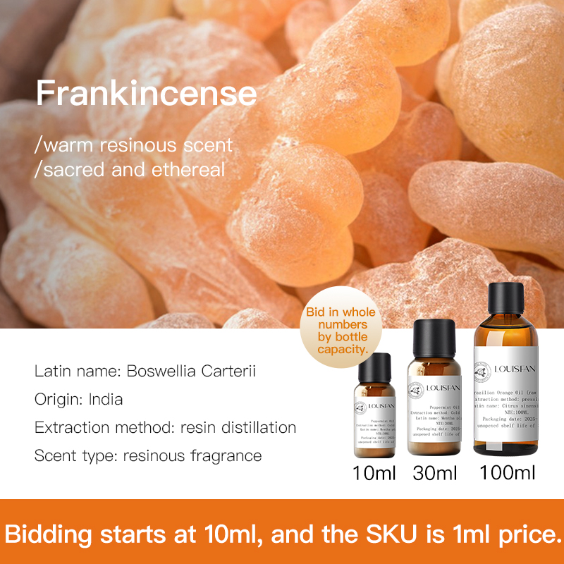 Frankincense Essential Oil (India) minimum order 10mL