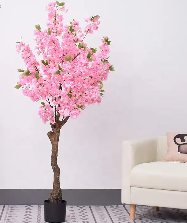Fiori decorativi della fabbrica fiori artificiali decorazione d'interni all'ingrosso soggiorno fiore fiori di ciliegio artificiali