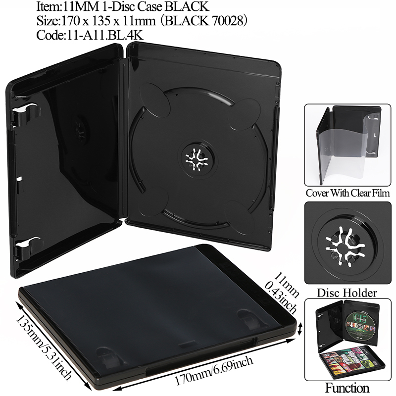 Boîtier Blu-ray 11MM 1 - A11 Noir