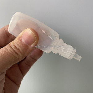 Botella de gota de plástico de boca pequeña translúcida LDPE 5ml 10ml 15ml 30ml 50ml 60ml 120ml Botella cuentagotas de líquido exprimible vacía - Product Image 6