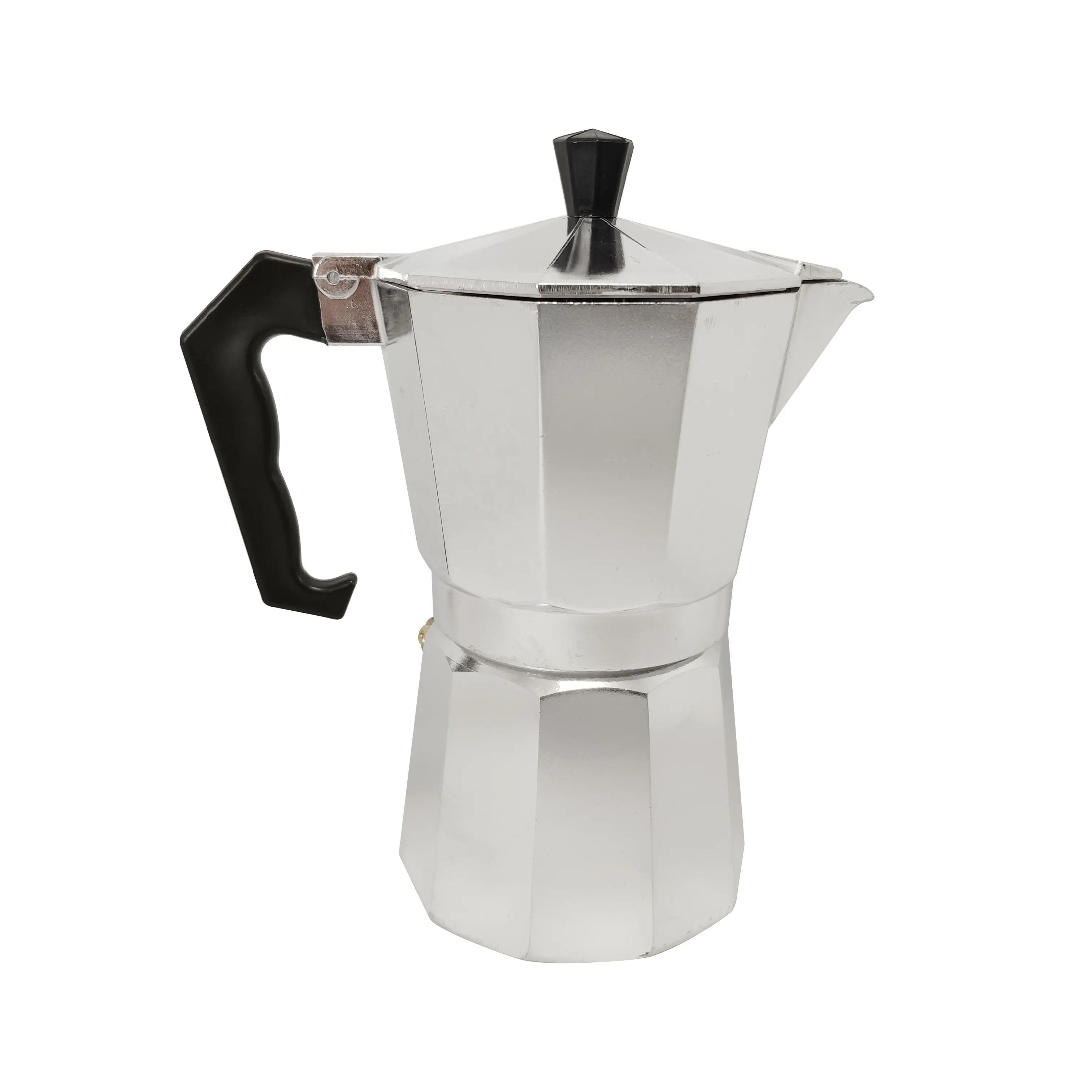 Stovetop-cafetera Moka italiana, máquina de café expreso, estufa superior de aluminio, cafetera Moka