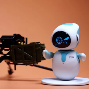 Eilik robot sonsuz eğlenceli akıllı Robot oyuncak pembe Eilik ile küçük bir arkadaşı Emo Robot - Product Image 5