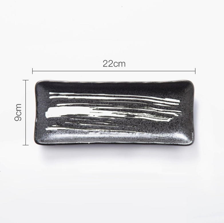Black White 8 inch B