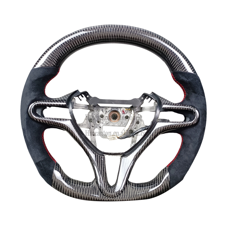 Carbon Fiber+Alcantara+Frame+Red Stitching