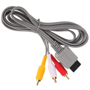 สายเคเบิลอาร์ซีเอ1.8ม. 3,สำหรับคอนโซล Nintendo Wii ตัวควบคุมสายสัญญาณเสียงวิดีโอ AV 480P 3RCA สำหรับสาย Wii / Wii U - Product Image 3