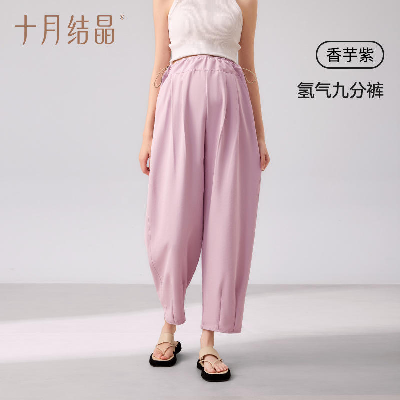 Pantalon court violet Taro
