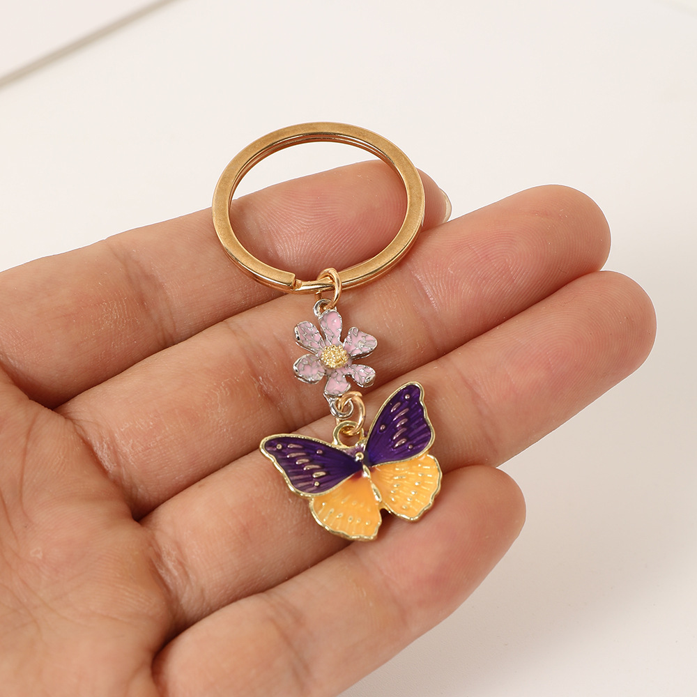 Papillon color block violet