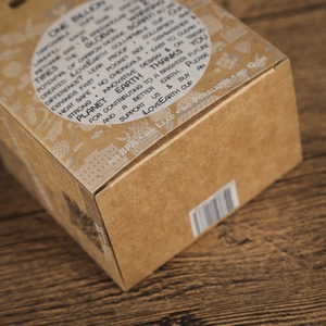 <strong>Custom</strong> Printed Kraft Paper Hanger Tab Tuck End Product <strong>Box</strong> <strong>with</strong> Die Cut <strong>Window</strong> <strong>Display</strong> Usage - Product Image 4