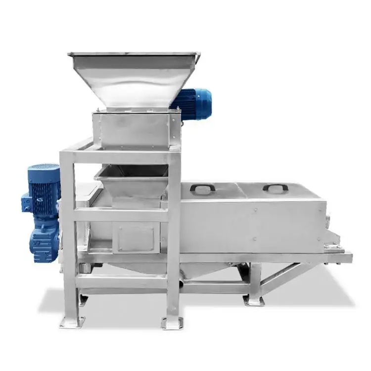 Máquina deshidratadora de trituración de residuos de alimentos/máquina deshidratadora de trituración de basura de verduras/deshidratador de prensa de tornillo de alimentos gastados