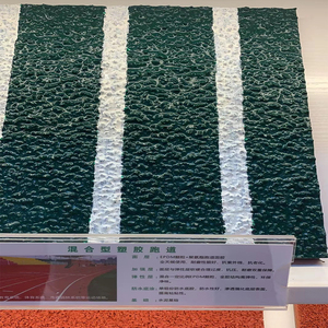 混合田径跑道堆焊合成格子呢跑道橡胶跑道 - Product Image 2