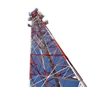 Radio 40 metri reticolo Gsm Wifi cellulare Internet Antenna di comunicazione in acciaio zincato Telecom Tower per la vendita - Product Image 4