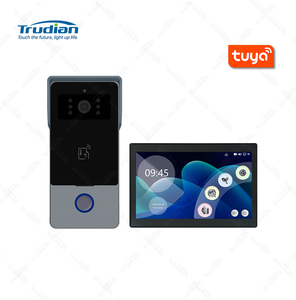 Trudian Home Security Tür monitor 10 "HD Villa Öffnungs tür Telefons ystem Digital 12V Rfid Smart 2-Wege-IP-Video-Gegensprechanlage - Product Image 1