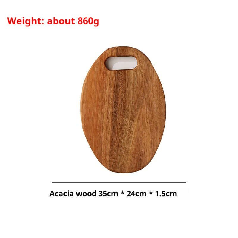 Acacia oval 35*24*1.5+860g