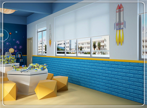 Bán Buôn Yiwu Nhà Máy Mi Lưu Ý 5 Hình Nền 3D Nước Bằng Chứng 3D Foam Tường Bảng Điều Chỉnh Cho Trẻ Em Phòng Khách <span class=keywords><strong>Marblr</strong></span> Gạch - Product Image 4