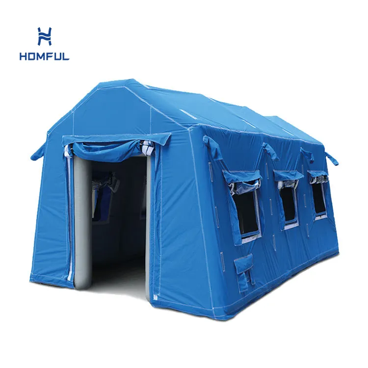 HOMFUL 사용자 정의 멀티 사람 대형 야외 의료 재해 구호 모듈 형 텐트 풍선 텐트