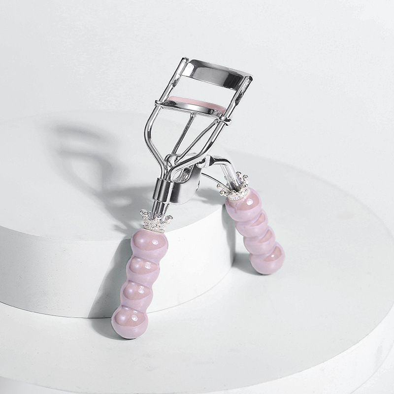 Purple crown-ceramic handle