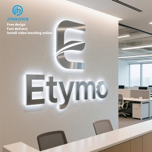 Tùy chỉnh kinh doanh dấu hiệu 3D chữ dẫn ánh sáng thư Acrylic dẫn đăng ký Hội Đồng Quản trị 3D thư dấu hiệu Backlit logo chữ thép không gỉ - Product Image 2