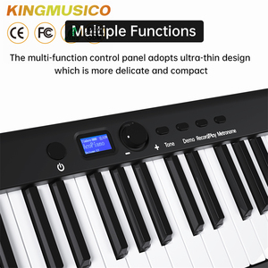 Multiple <strong>Function</strong> Folded Piano P-70 Portable 88 <strong>Key</strong> Weighted Action Electric <strong>Keyboard</strong> Piano - Product Image 2